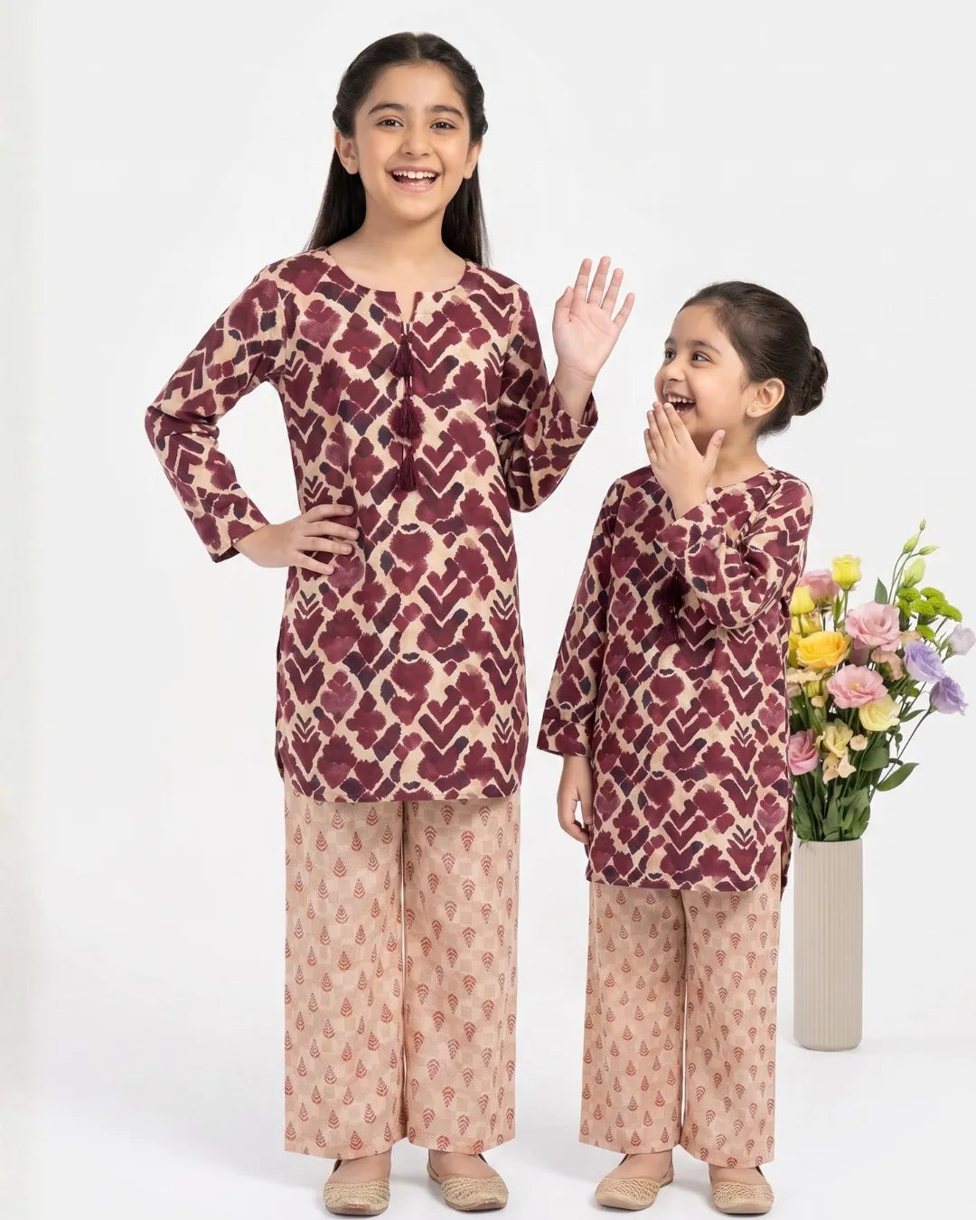 2 PIECE - PRINTED LAWN SUIT