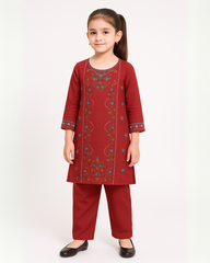 2 PIECE - EMBROIDERED LAWN SUIT