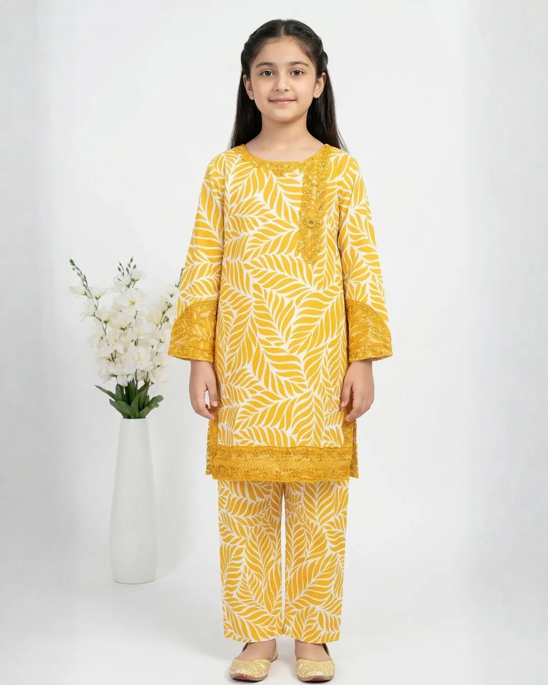 2 PIECE - EMBROIDERED LAWN SUIT