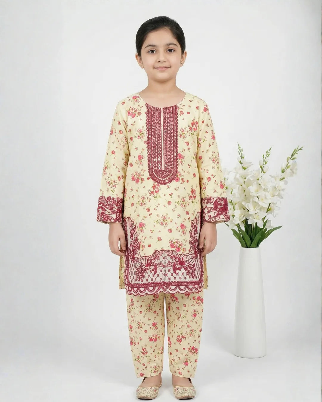 2 PIECE - FARSHI SHALWAR LAWN SUIT