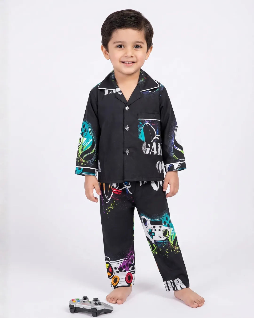 SLEEPWEAR SHIRT WITH PAJAMA SET