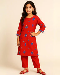 2 PIECE - EMBROIDERED LAWN SUIT