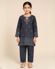 2 PIECE - EMBROIDERED LAWN SUIT