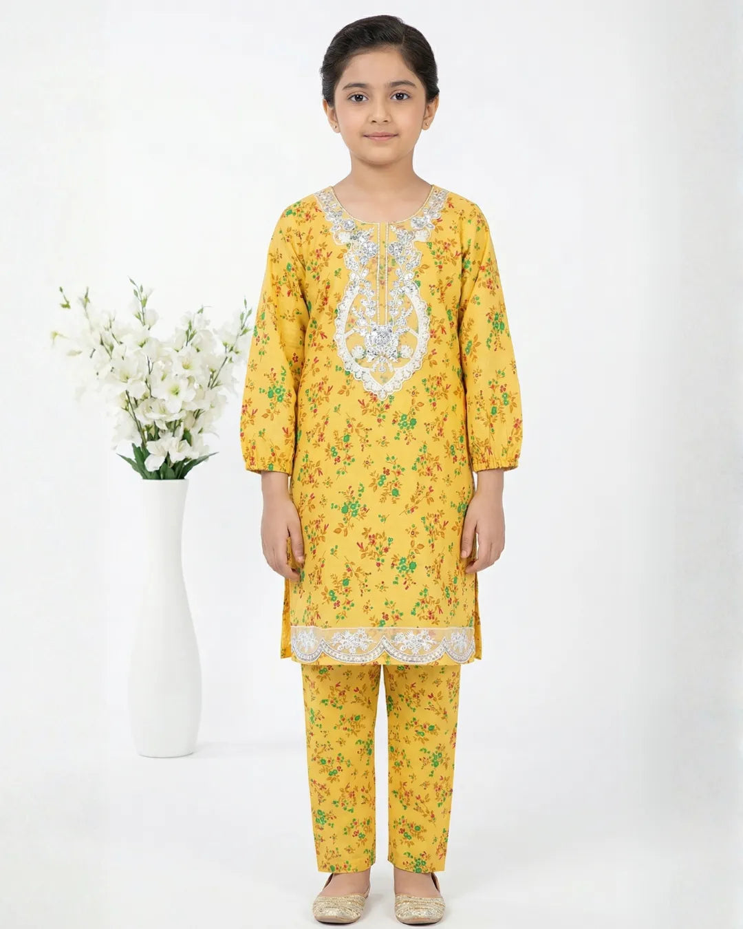 2 PIECE - EMBROIDERED LAWN SUIT
