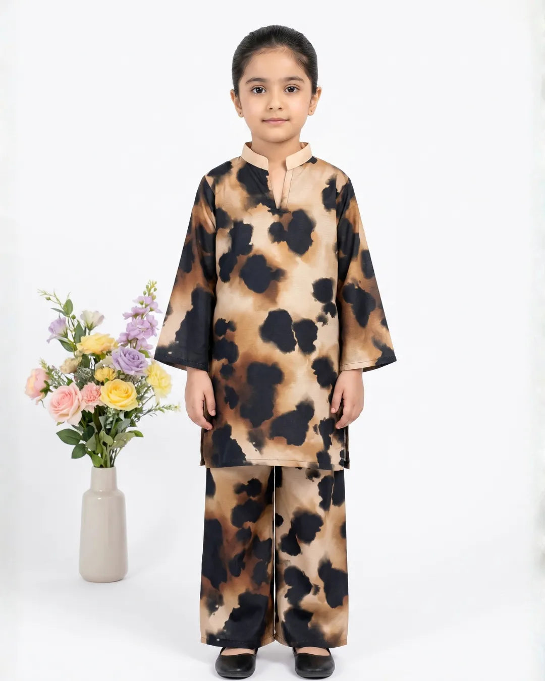 2 PIECE - PRINTED CAMBRIC SUIT