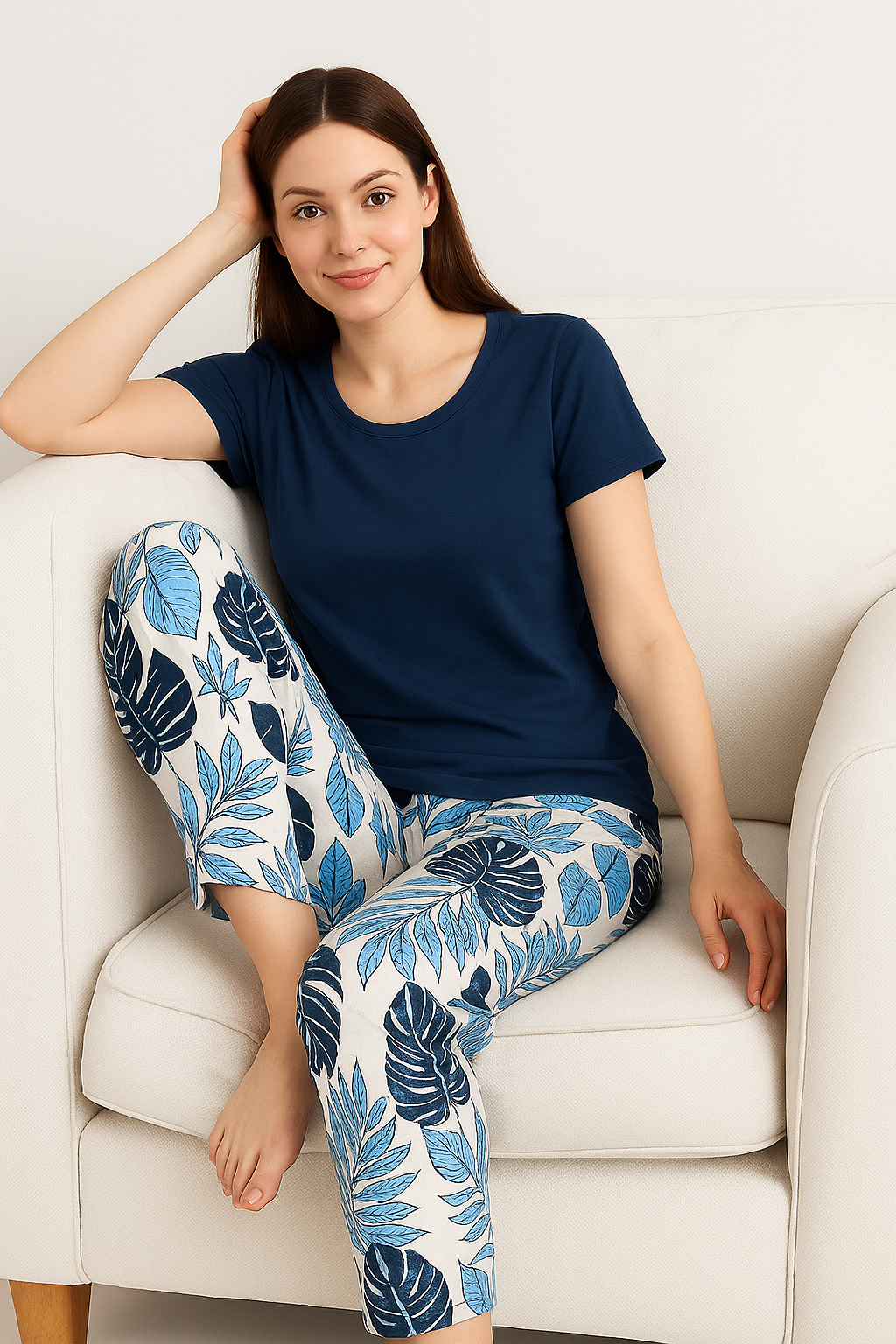 NIGHTWEAR T-SHIRT WITH PAJAMA SET