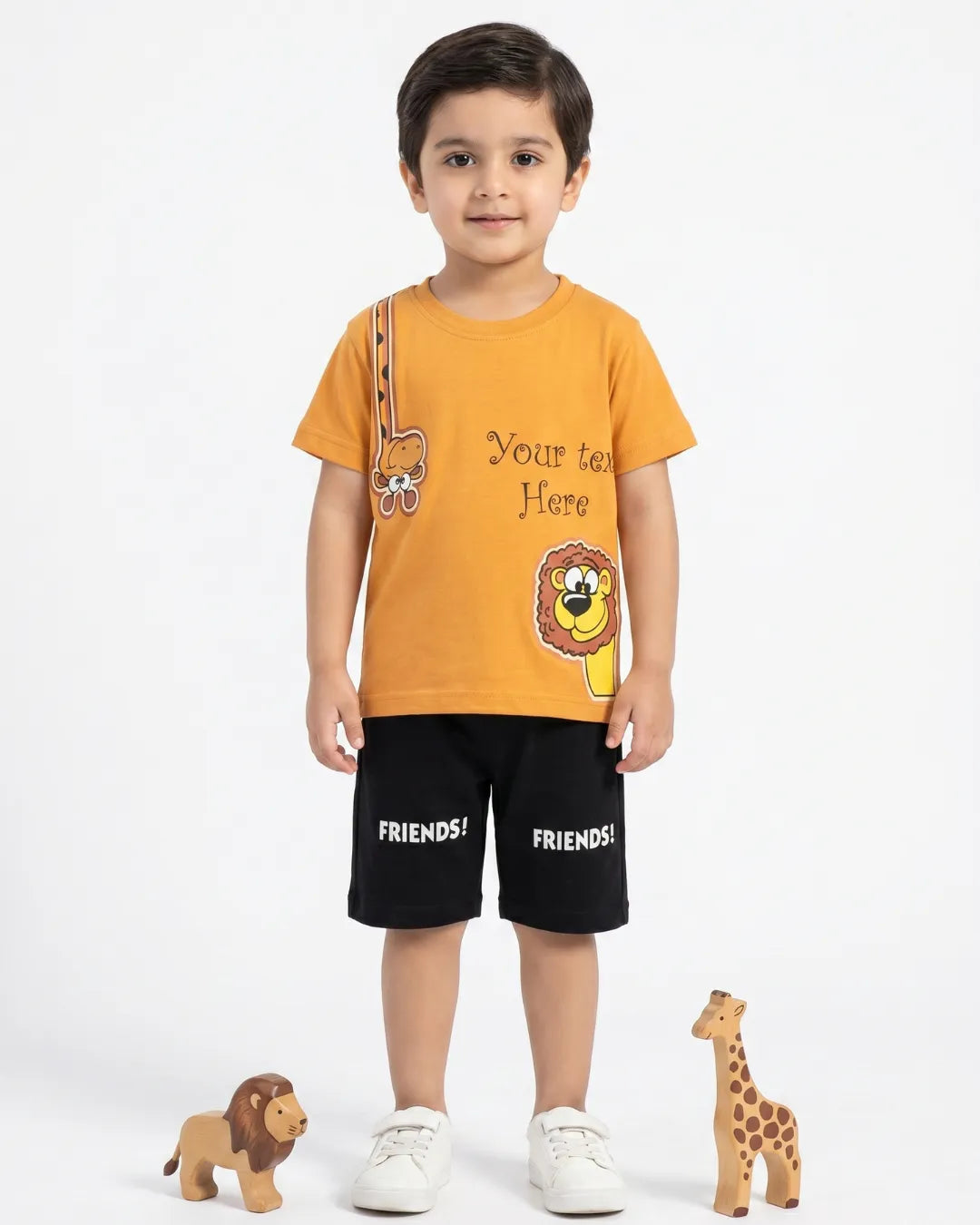 MINI WESTERN COTTON SHORT SET