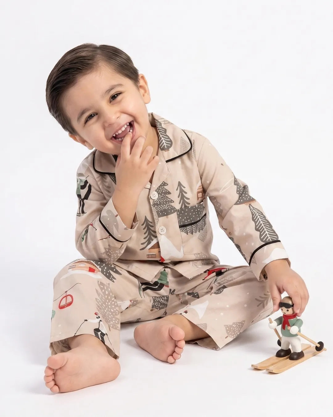 SLEEPWEAR SHIRT WITH PAJAMA SET