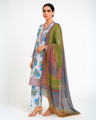 3 PIECE - EMBROIDERED LAWN SUIT