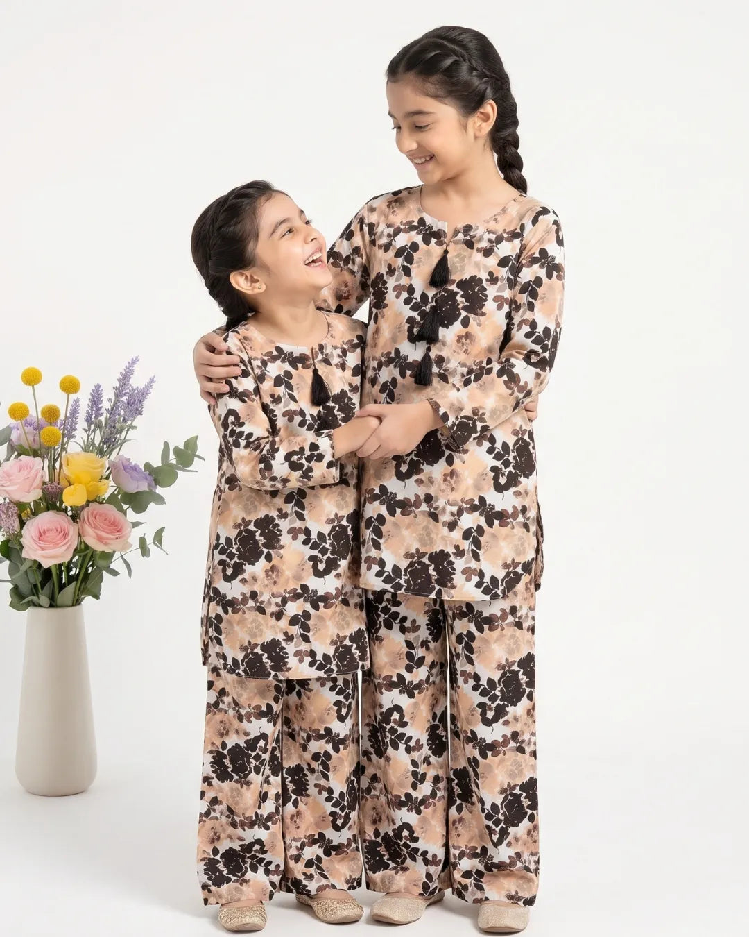 2 PIECE - PRINTED CAMBRIC SUIT