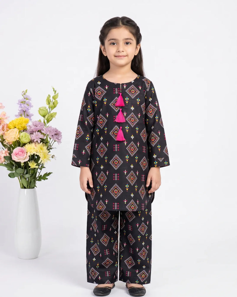 2 PIECE - PRINTED KHADDAR SUIT