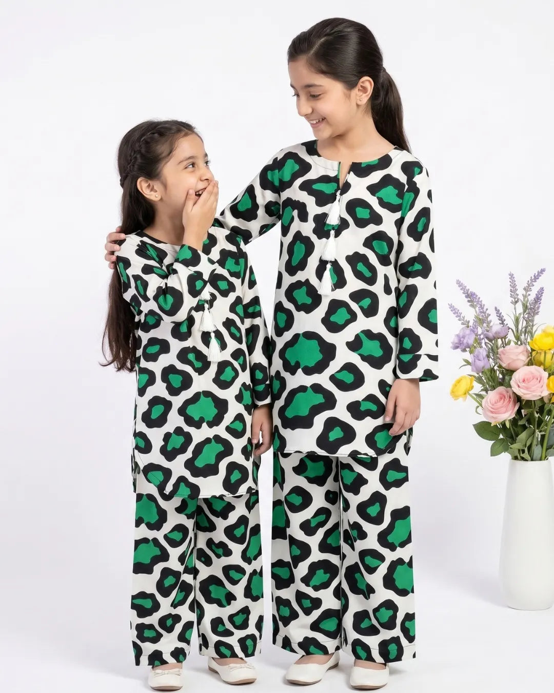 2 PIECE - PRINTED LINEN SUIT