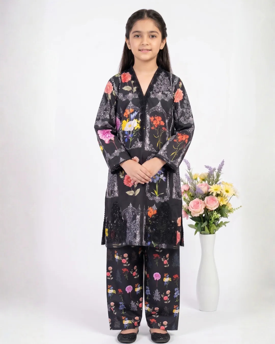 2 PIECE - FARSHI SHALWAR LAWN SUIT