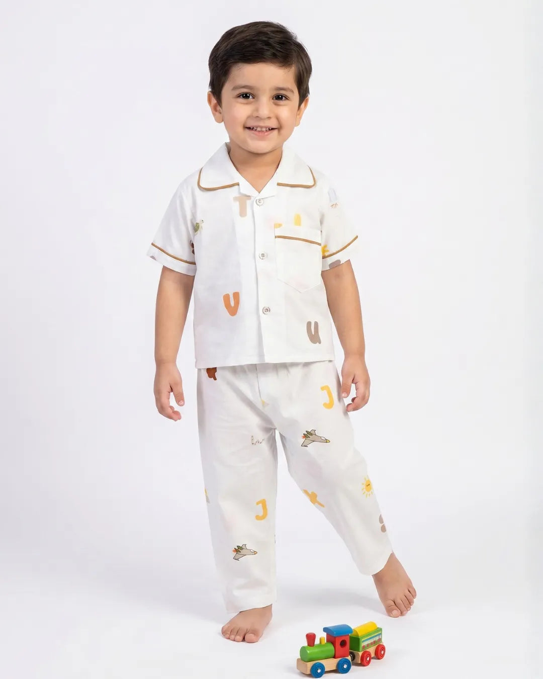 SLEEPWEAR SHIRT WITH PAJAMA SET