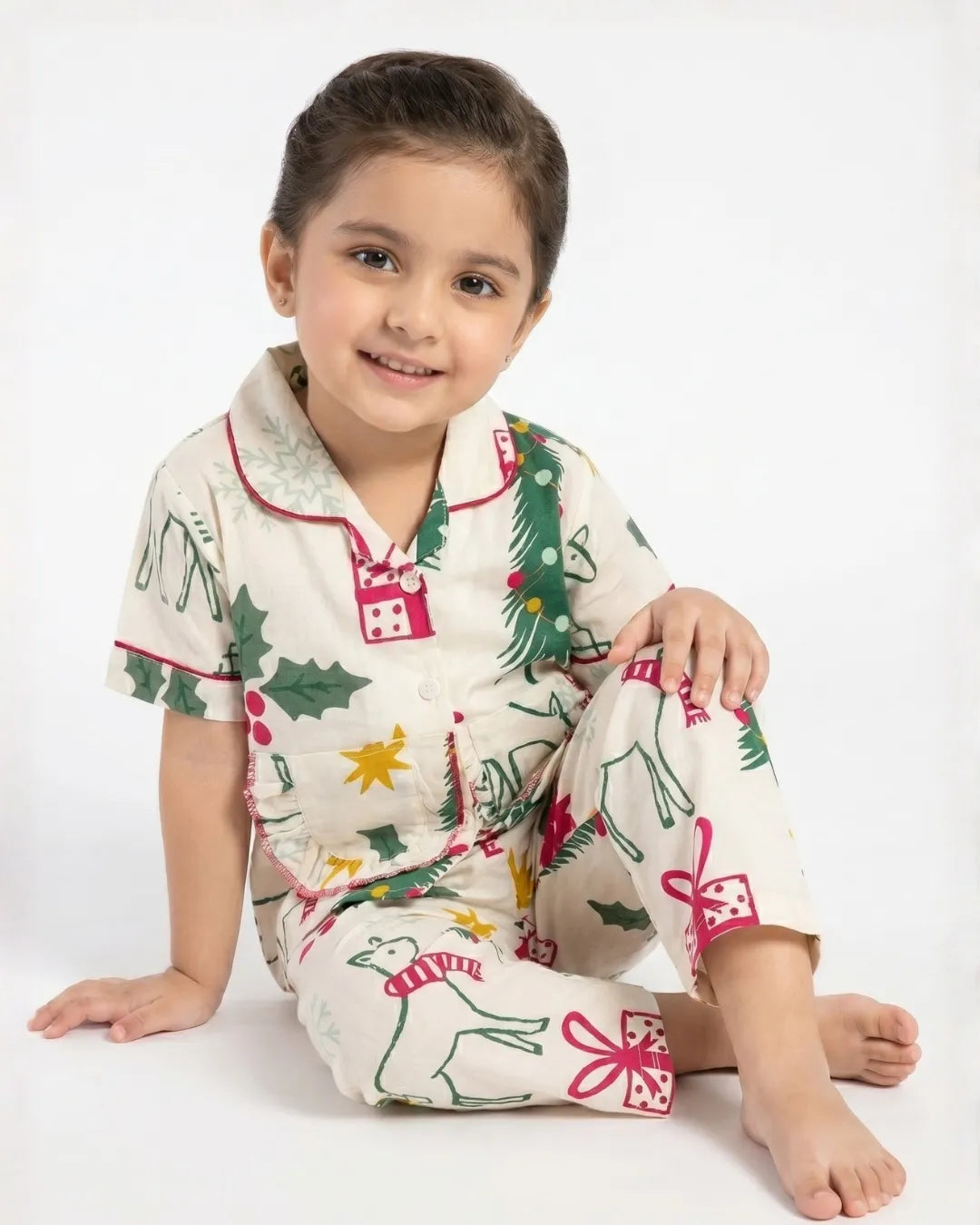 SLEEPWEAR SHIRT WITH PAJAMA SET