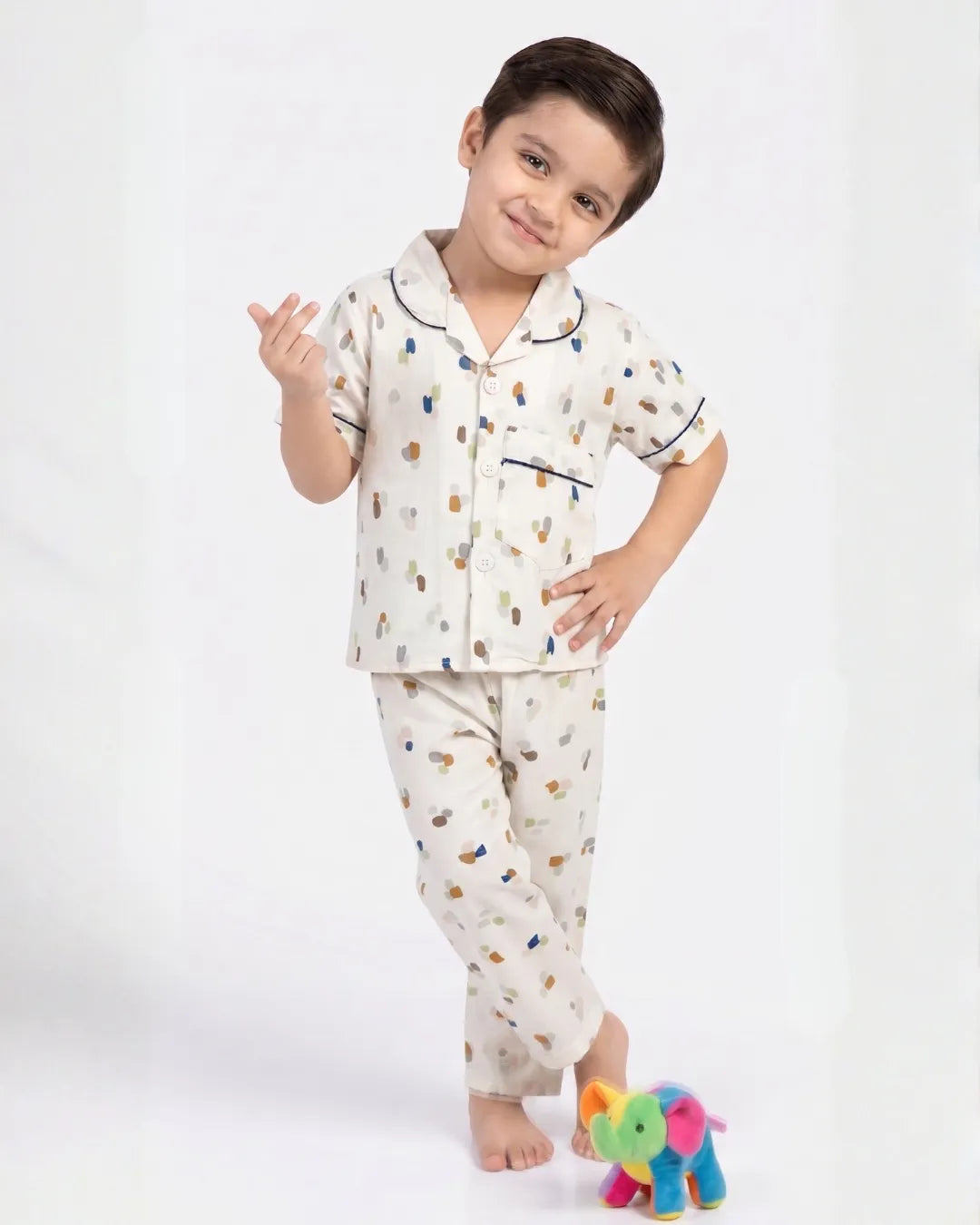 SLEEPWEAR SHIRT WITH PAJAMA SET