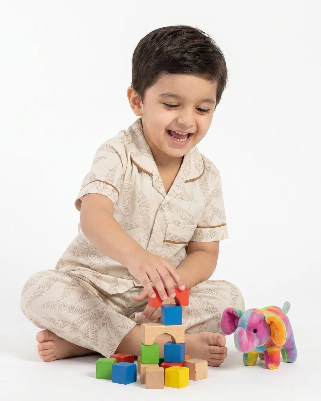 SLEEPWEAR SHIRT WITH PAJAMA SET