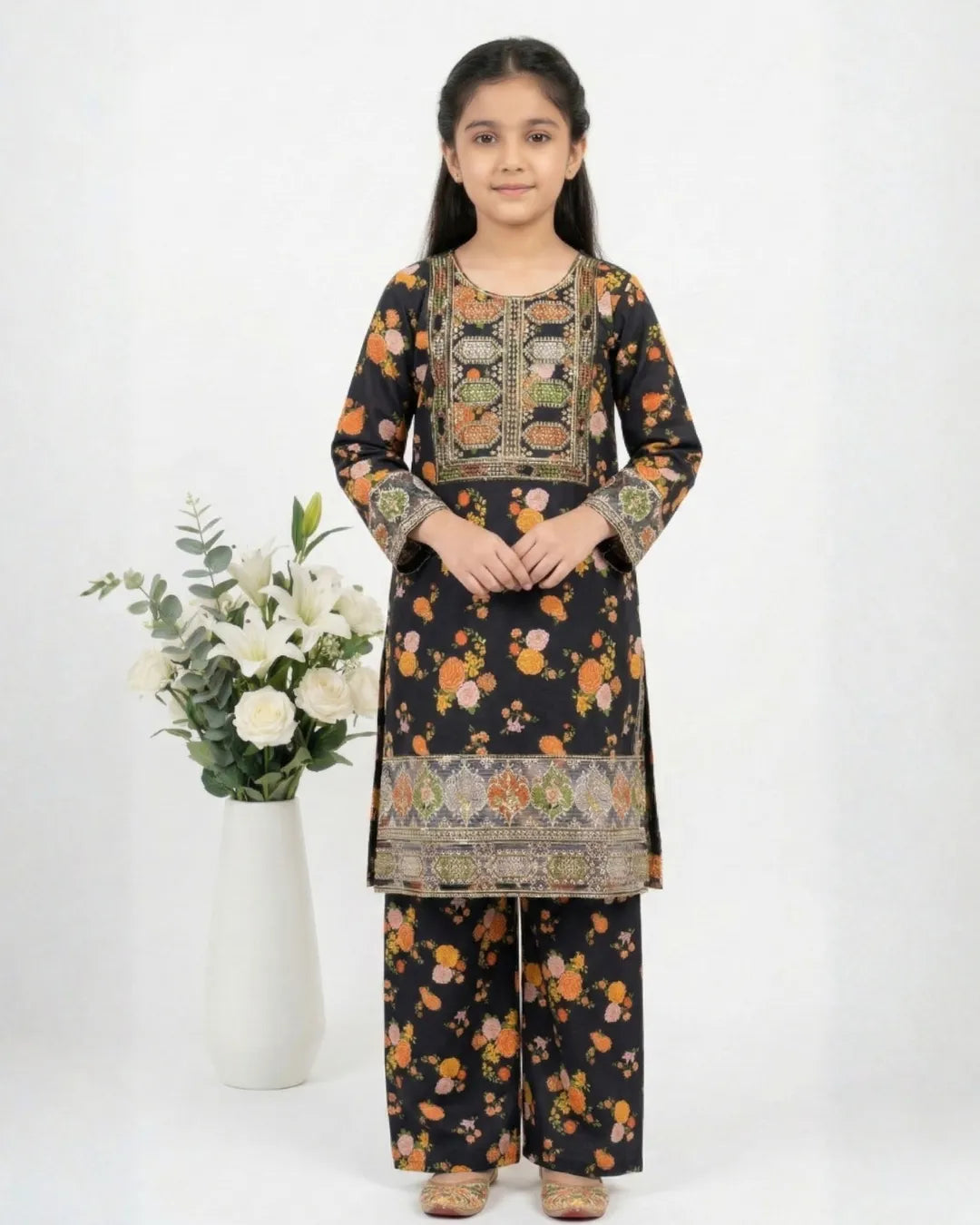 2 PIECE - EMBROIDERED LAWN SUIT