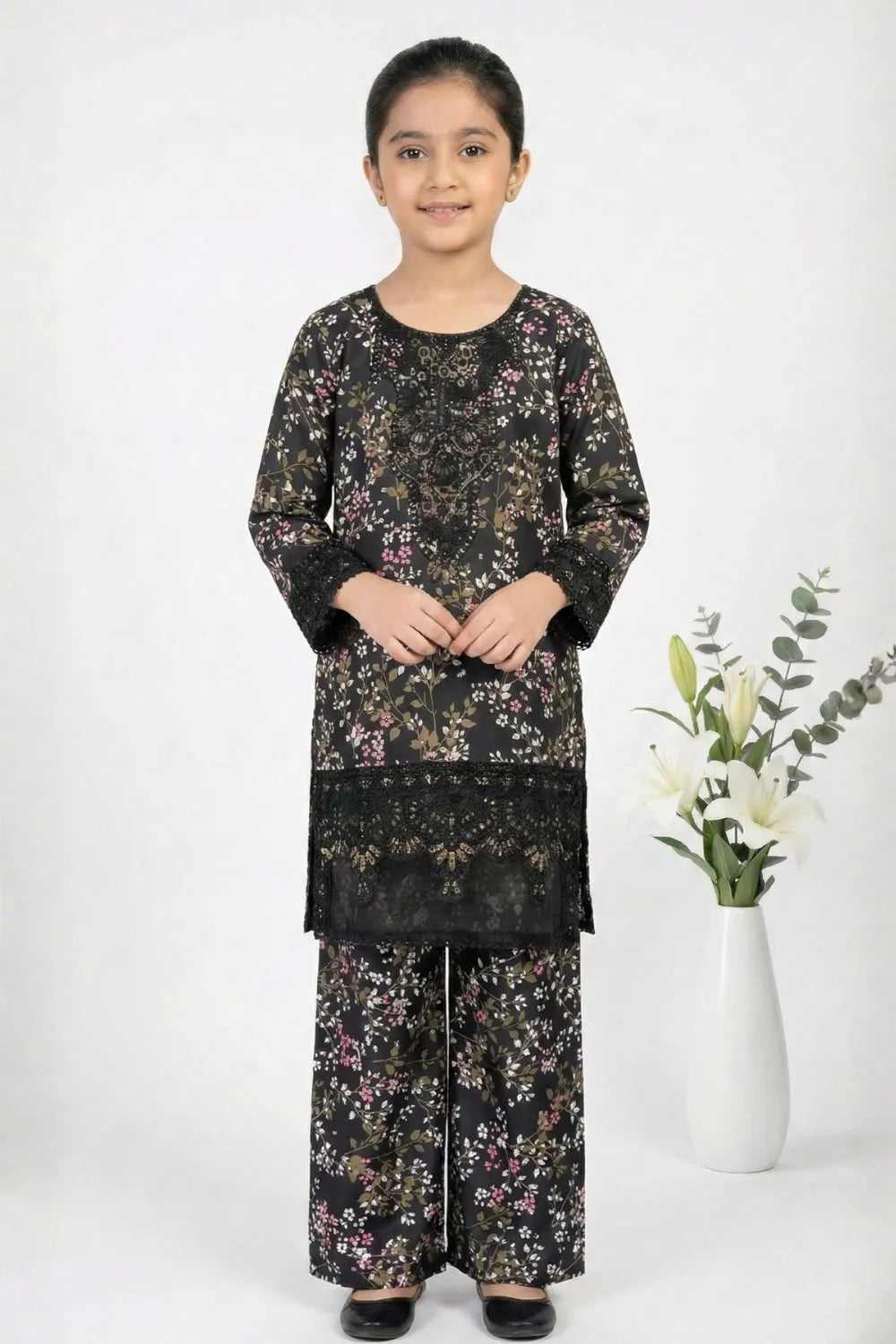 2 PIECE - EMBROIDERED LAWN SUIT