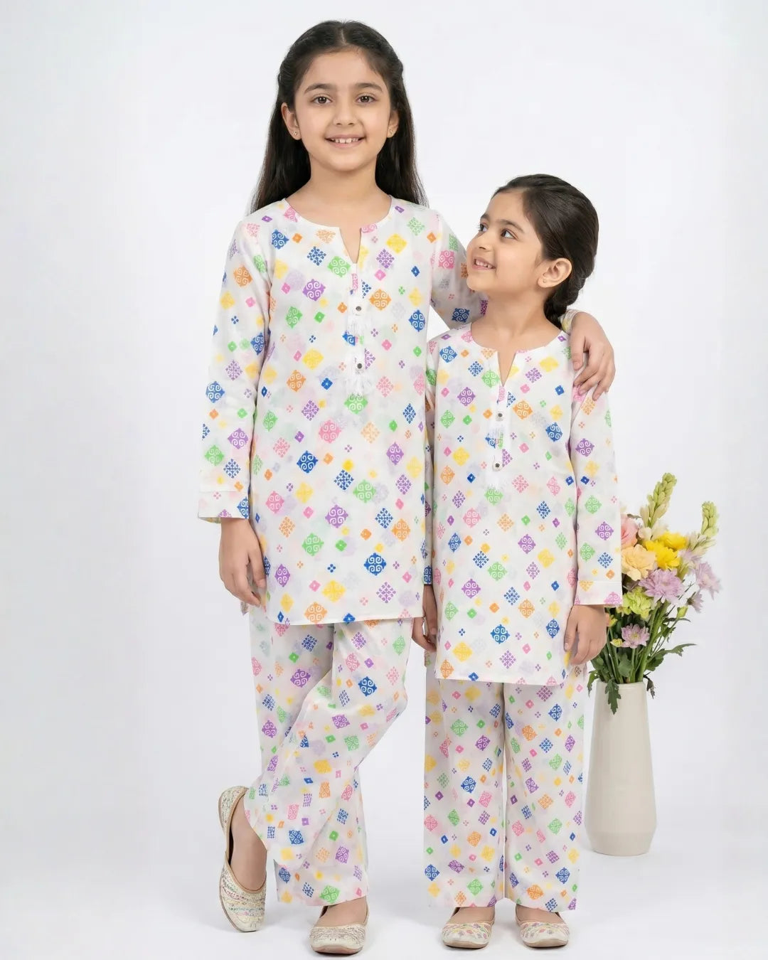 2 PIECE - PRINTED LAWN SUIT
