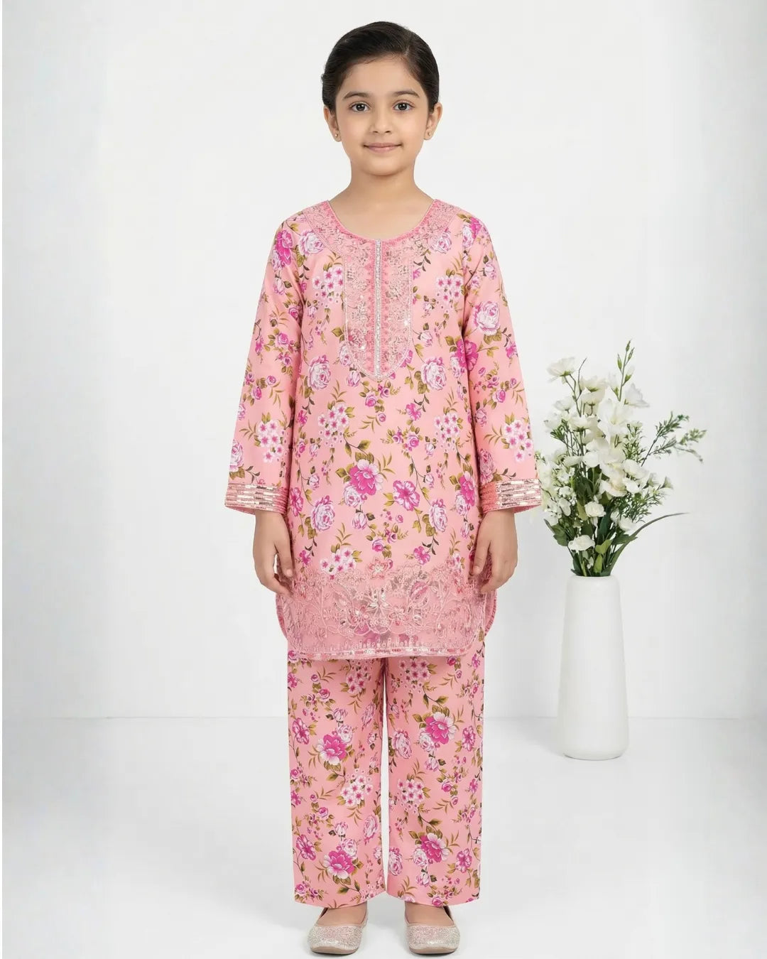 2 PIECE - EMBROIDERED LAWN SUIT