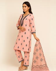 3 PIECE - EMBROIDERED LAWN SUIT