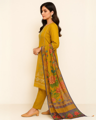 3 PIECE - EMBROIDERED LAWN SUIT