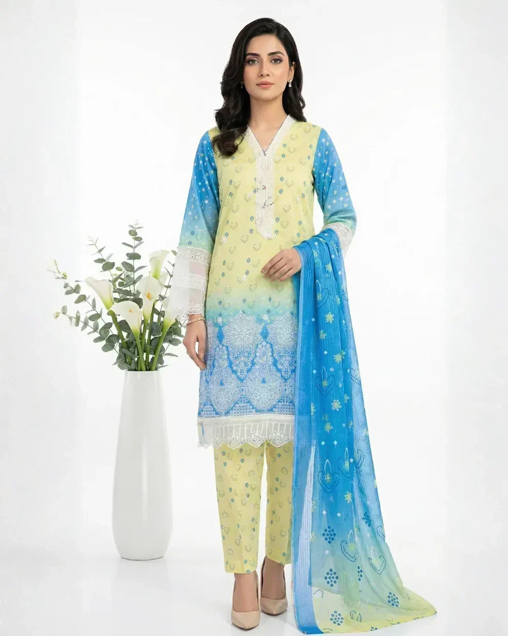 Lawn Dupatta Collection Lahore