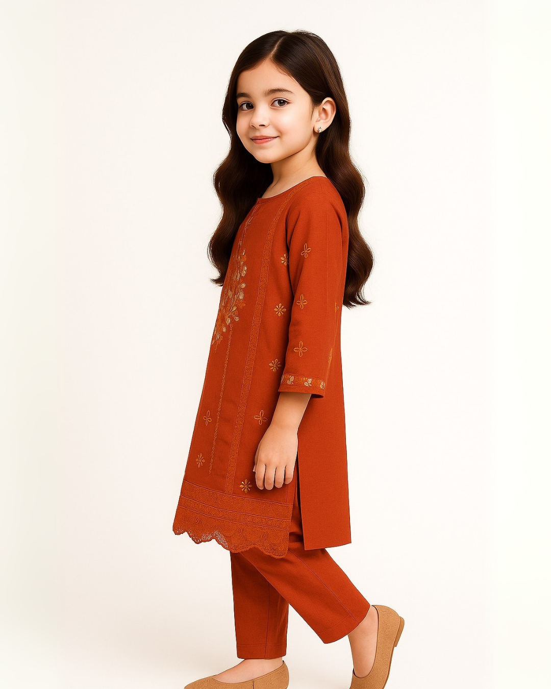 2 PIECE - EMBROIDERED LAWN SUIT