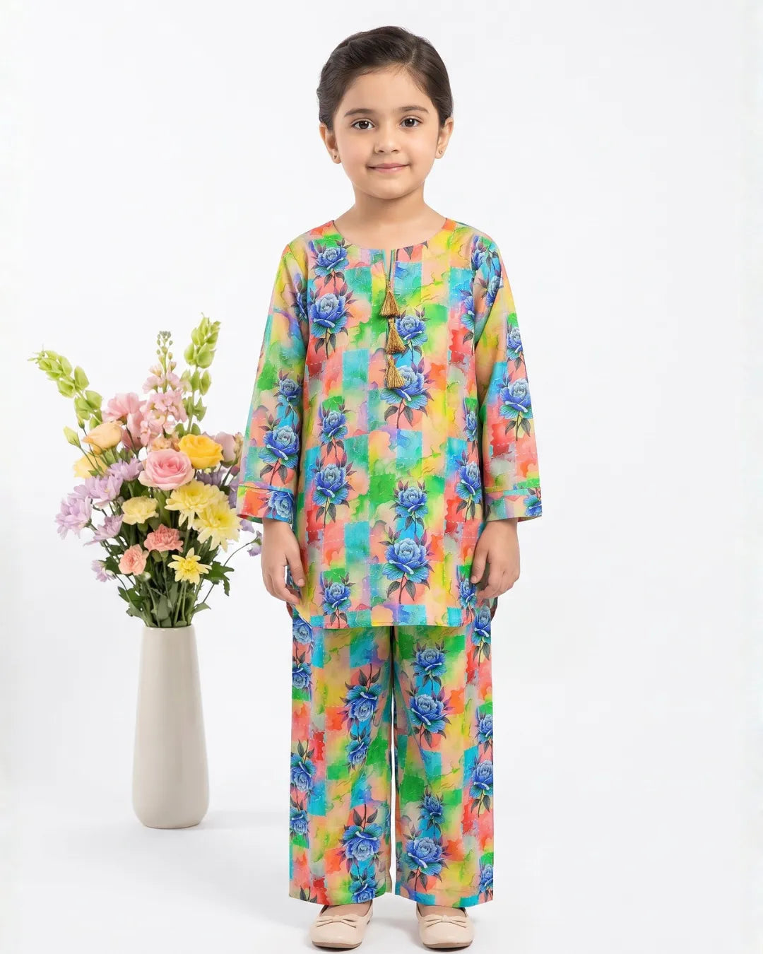 2 PIECE - PRINTED LAWN SUIT