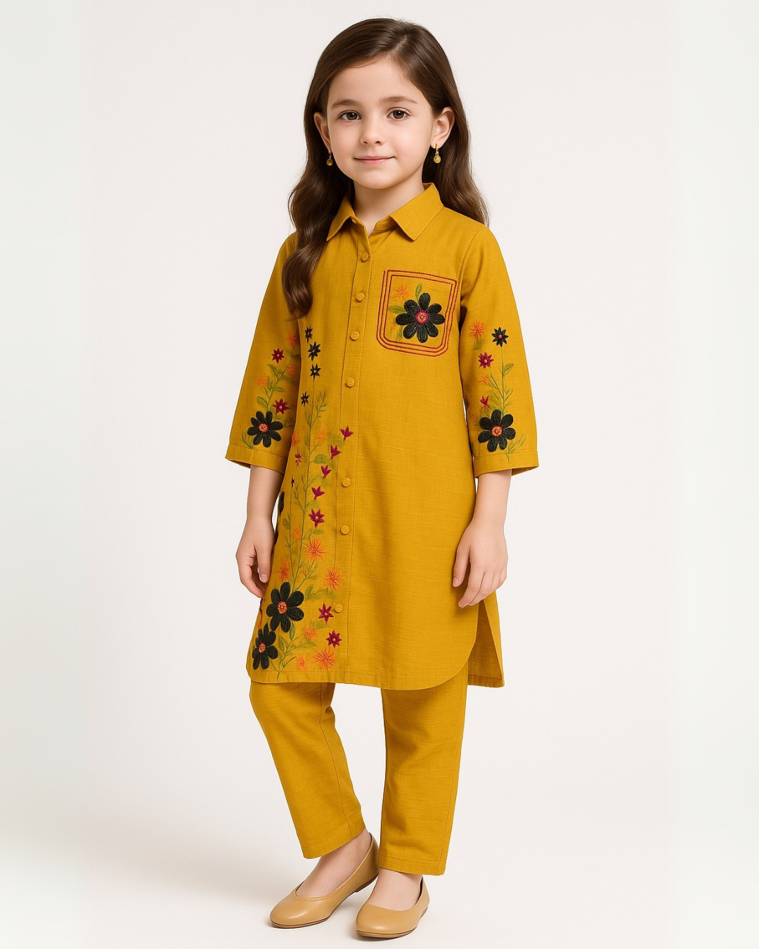 2 PIECE - EMBROIDERED LAWN SUIT