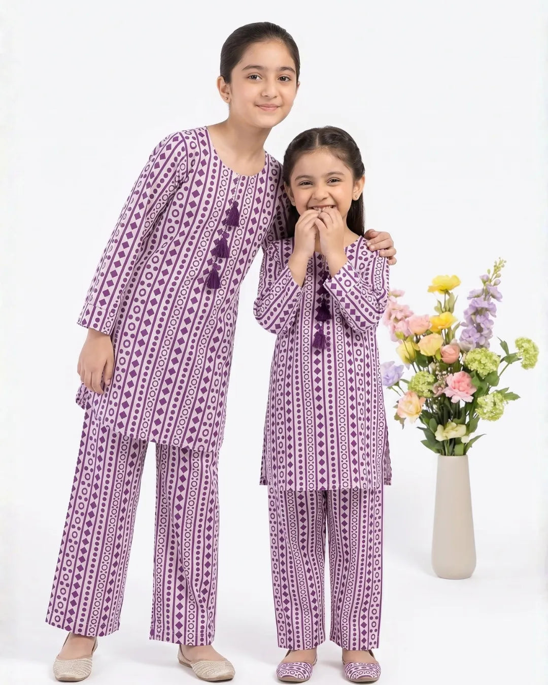2 PIECE - PRINTED LAWN SUIT