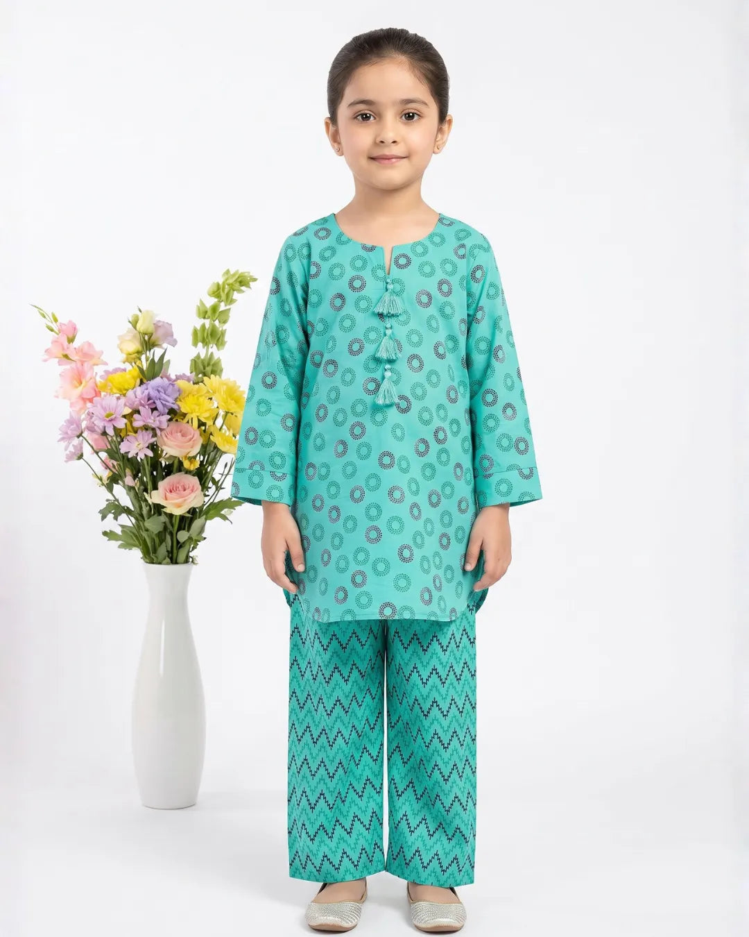 2 PIECE - PRINTED LAWN SUIT