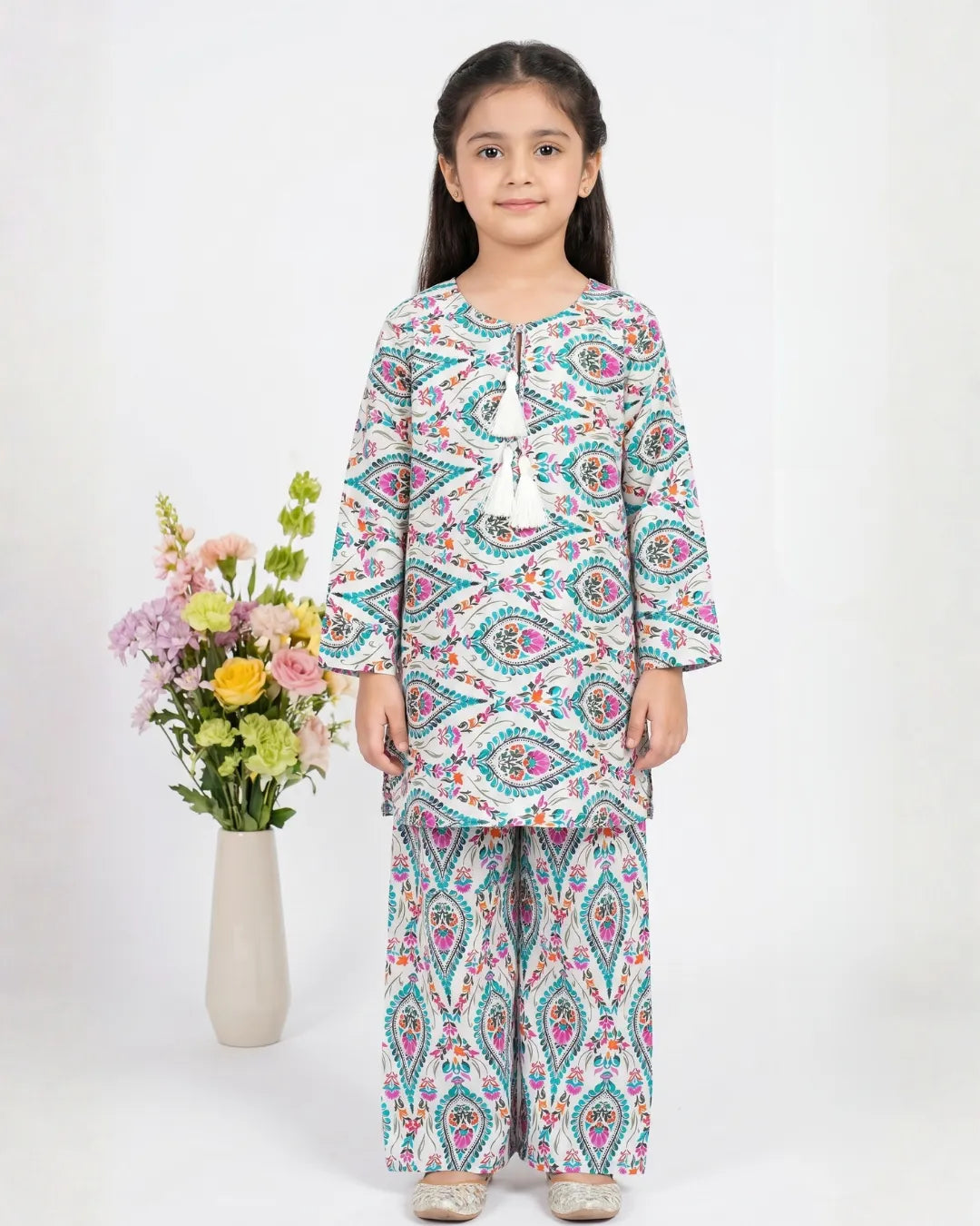 2 PIECE - PRINTED LAWN SUIT