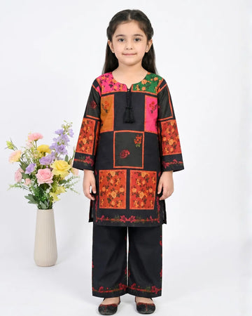 2 PIECE - PRINTED CAMBRIC SUIT