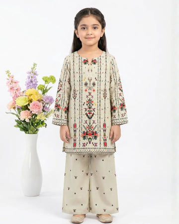 2 PIECE - PRINTED CAMBRIC SUIT