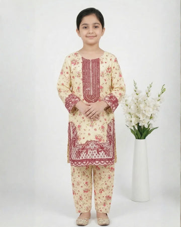 2 PIECE - FARSHI SHALWAR LAWN SUIT