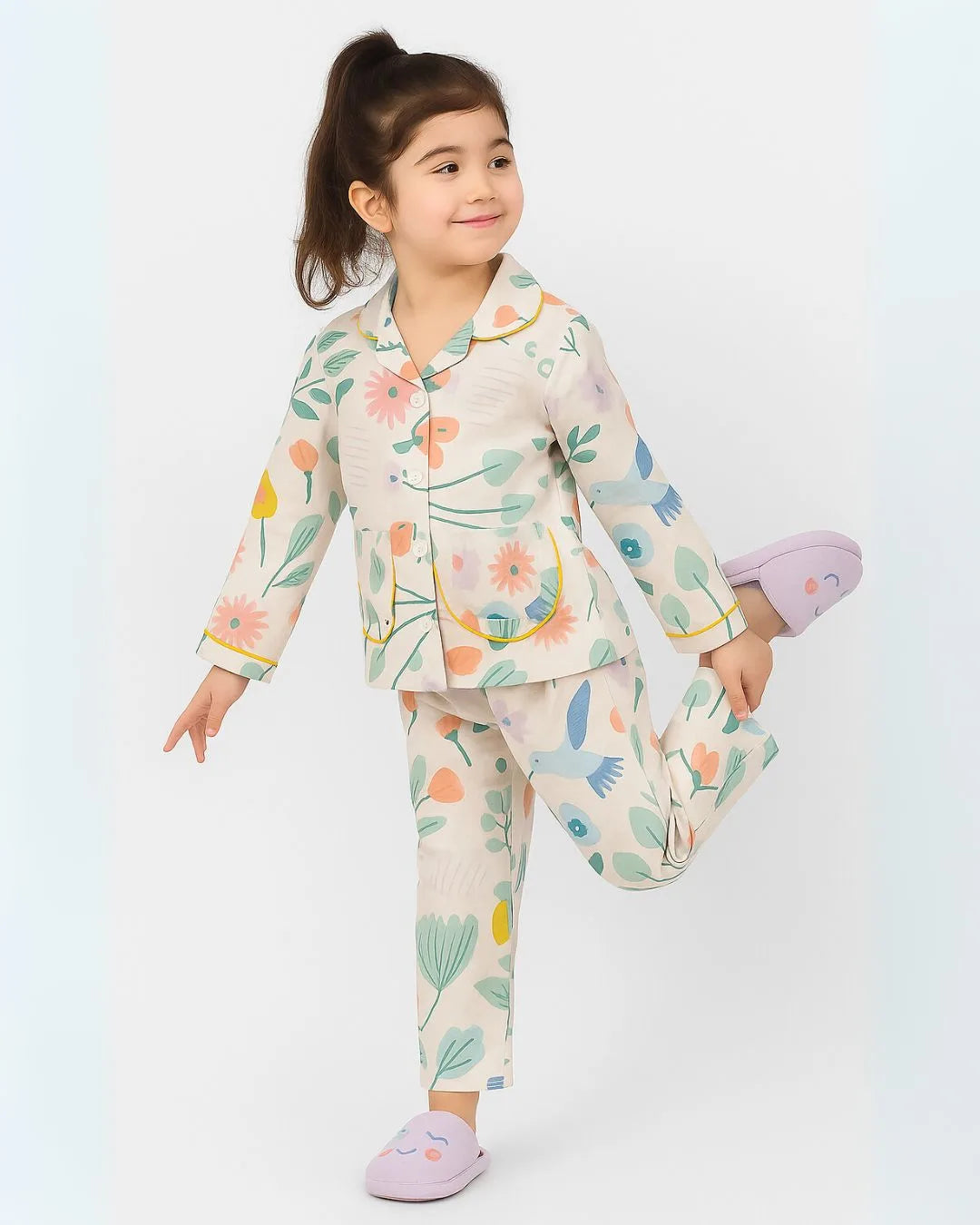 SLEEPWEAR SHIRT WITH PAJAMA SET