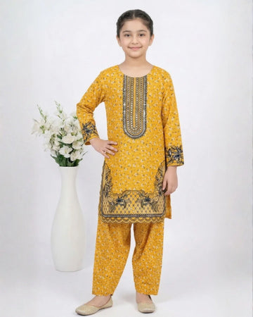 2 PIECE - FARSHI SHALWAR LAWN SUIT