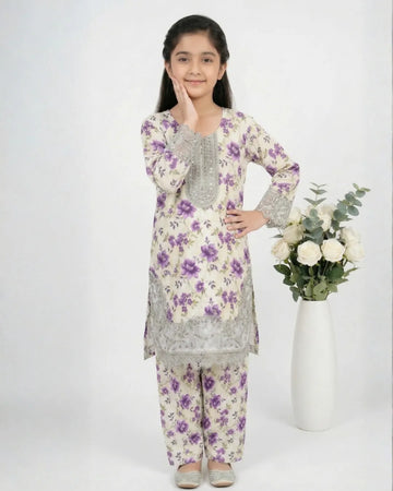 2 PIECE - FARSHI SHALWAR LAWN SUIT