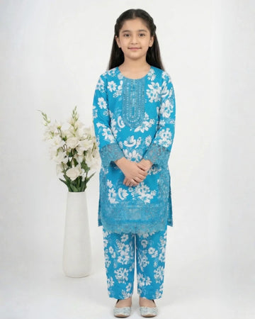 2 PIECE - FARSHI SHALWAR LAWN SUIT