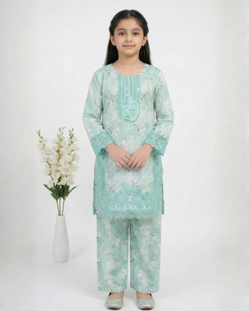 2 PIECE - FARSHI SHALWAR LAWN SUIT