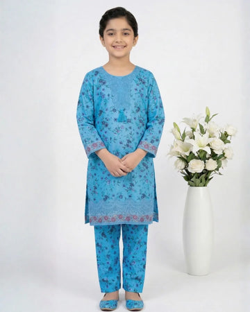 2 PIECE - EMBROIDERED LAWN SUIT