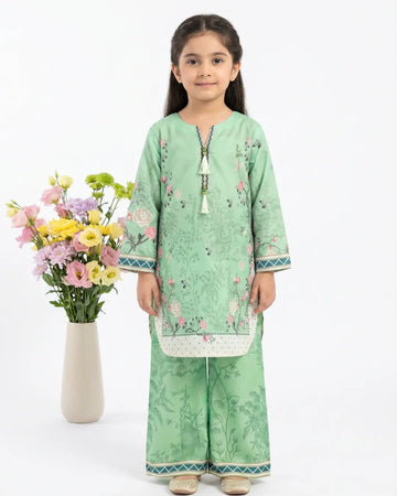 2 PIECE - PRINTED CAMBRIC SUIT