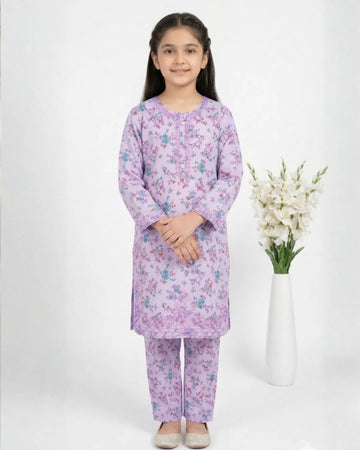 2 PIECE - EMBROIDERED LAWN SUIT