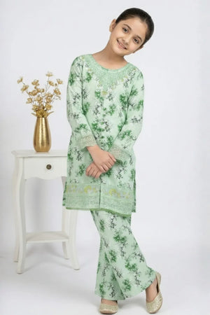 2 PIECE - EMBROIDERED CAMRIC SUIT