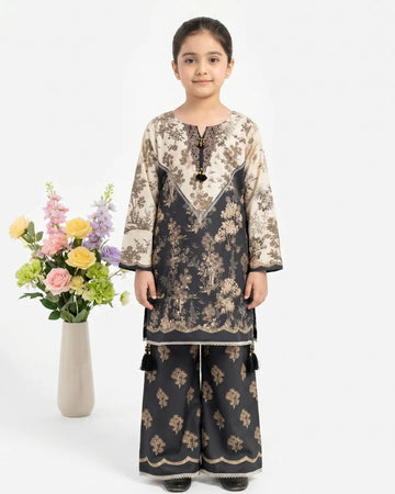 2 PIECE - PRINTED CAMBRIC SUIT