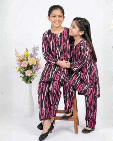 2 PIECE - PRINTED LAWN SUIT