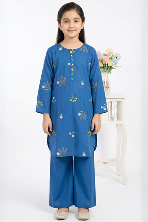 2 PIECE - EMBROIDERED KHADDAR SUIT