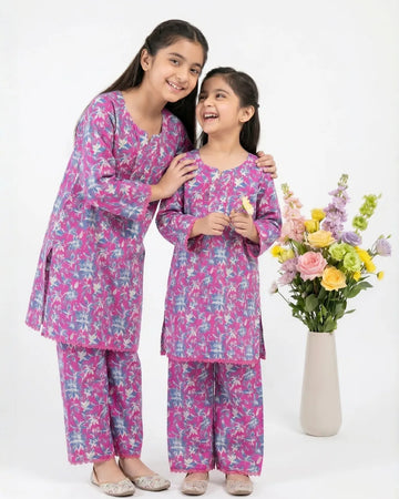 2 PIECE - PRINTED LAWN SUIT